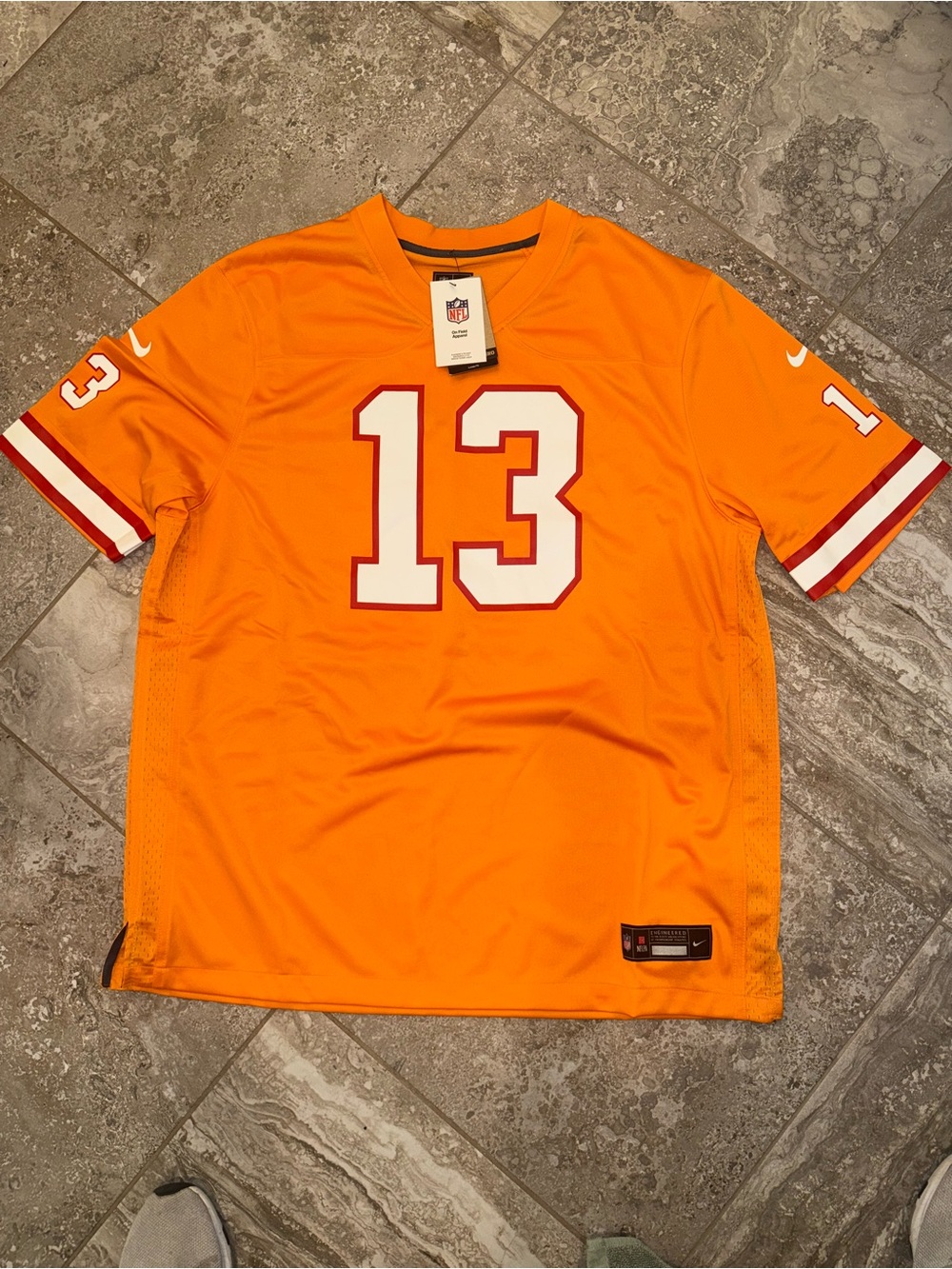 NWT Nike Mike Evans #13 Tampa Bay Buccaneers Creamsicle Throwback Jersey XXL